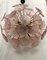 Pink Murano Glass Flower Sputnik Chandelier 1