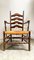 Chaises de Montagne Mid-Century en Paille, France, 1950s, Set de 4 3