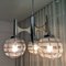 Chromed Chandelier and Table Lamp by Gaetano Sciolari for Targetti Sankey, Set of 2, Image 9