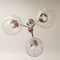 Chromed Chandelier and Table Lamp by Gaetano Sciolari for Targetti Sankey, Set of 2 15
