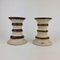 Danish Ceramic Candleholders from Axella, 1960s, Set of 2 1