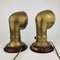 Nautical Bronze Dorade Vent Funnel Table Lamps, 1970s, Set of 2, Image 4