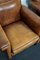 Dutch Cognac Leather Club Chairs, Set of 2 13