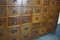 Large German Industrial Oak Apothecary Cabinet or Chest of Drawers, 1930s 18