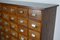German Industrial Oak Apothecary Cabinet, Mid-20th Century 15