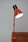 Lámpara de mesa industrial ajustable, Checoslovaquia, años 60, Imagen 6