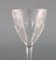 Baccarat Tallyrand Gläser aus klarem mundgeblasenem Kristallglas, Frankreich, 7er Set 6