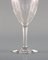 Baccarat Tallyrand Gläser aus klarem mundgeblasenem Kristallglas, Frankreich, 7er Set 7