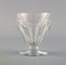 Vasos Baccarat Tallyrand de cristal soplado transparente, Francia. Juego de 7, Imagen 3