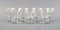 Bicchieri Baccarat Tallyrand in cristallo trasparente soffiato a bocca, Francia, set di 7, Immagine 2