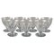 Baccarat Tallyrand Glasses in Clear Mouth-Blown Crystal Glass, France, Set of 7 1