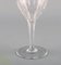 Baccarat White Wine Glasses in Clear Mouth-Blown Crystal Glass, France, Set of 5 6