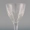 Bicchieri da vino bianco Baccarat in cristallo soffiato a bocca, Francia, set di 5, Immagine 5