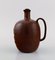 Jug with Stopper in Glazed Ceramics by Arne Bang, Denmark, 1940s 2