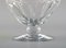 Vasos Baccarat de cristal soplado transparente, Francia. Juego de 3, Imagen 5