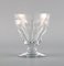 Baccarat Tallyrand Glasses in Clear Mouth-Blown Crystal Glass, France, Set of 2 3