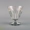 Baccarat Tallyrand Gläser aus klarem mundgeblasenem Kristallglas, Frankreich, 3er Set 3