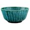 Art Deco Argenta Bowl in Glazed Ceramics by Wilhelm Koke for Gustavsberg 1