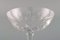 Baccarat Champagne Bowls in Clear Mouth-Blown Crystal Glass, France, Set of 5 5