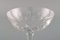 Cuencos de champán Baccarat de cristal soplado transparente, Francia. Juego de 5, Imagen 5