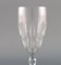 Art Deco Baccarat Red Wine Glasses in Crystal Glass, France, Set of 8 4