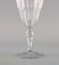 Art Deco Baccarat Red Wine Glasses in Crystal Glass, France, Set of 8 5