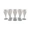 Art Deco Baccarat Red Wine Glasses in Crystal Glass, France, Set of 8 1