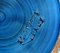 Große zylindrische Vase aus glasierter Keramik in Rimini-Blau von Aldo Londi für Bitossi 6