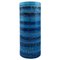 Große zylindrische Vase aus glasierter Keramik in Rimini-Blau von Aldo Londi für Bitossi 1