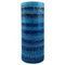 Large Cylindrical Vase in Rimini-Blue Glazed Ceramics by Aldo Londi for Bitossi 1