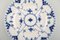 Blue Fluted Full Lace Plates in Openwork Porcelain from Royal Copenhagen, Set of 8 3