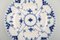Platos de encaje acanalados azules de porcelana calada de Royal Copenhagen. Juego de 8, Imagen 3