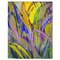 Ivy Lysdal, pintura modernista abstracta grande, técnica mixta sobre cartón, Imagen 1
