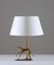 Swedish Art Deco Table Lamp in Brass 2