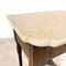 Small Antique Oak Hall Table with Stone Top 4