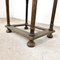 Small Antique Oak Hall Table with Stone Top 9