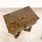 Antique Copper Hunting Chest on Barley Twist Wooden Base, Image 3