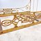 Antique French Painted Faux Bamboo Metal Bed on Casters, Image 6