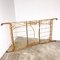 Antique French Painted Faux Bamboo Metal Bed on Casters 8