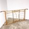 Antique French Painted Faux Bamboo Metal Bed on Casters, Image 8