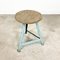 Industrial German Stool from Singer Factory, Image 2