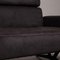Grey Monroe Leather 3-Seat Sofa from Koinor 5