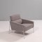 Grey and Chrome Series 3300 Armchairs by Arne Jacobsen for Fritz Hansen, Set of 2 10