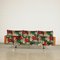 Vintage Italian Sofa in Velvet, Wood & Chromed Metal, Image 10