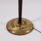 Floor Lamp in Stained Wood, Brass & Fabric, Italy, 1950s, Image 6