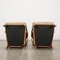 Armchairs in Beech Velvet, Italy, 1950s, Set of 2 9