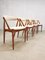 Vintage Dining Chairs by Kai Kristiansen for Schou Andersen, Set of 4, Image 2