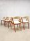 Vintage Dining Chairs by Kai Kristiansen for Schou Andersen, Set of 4, Image 5