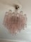 Pink Murano Glass Tubular Chandelier in Medium Size, Image 7