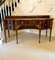 Antique Victorian Inlaid Mahogany Serpentine Shaped Sideboard 13